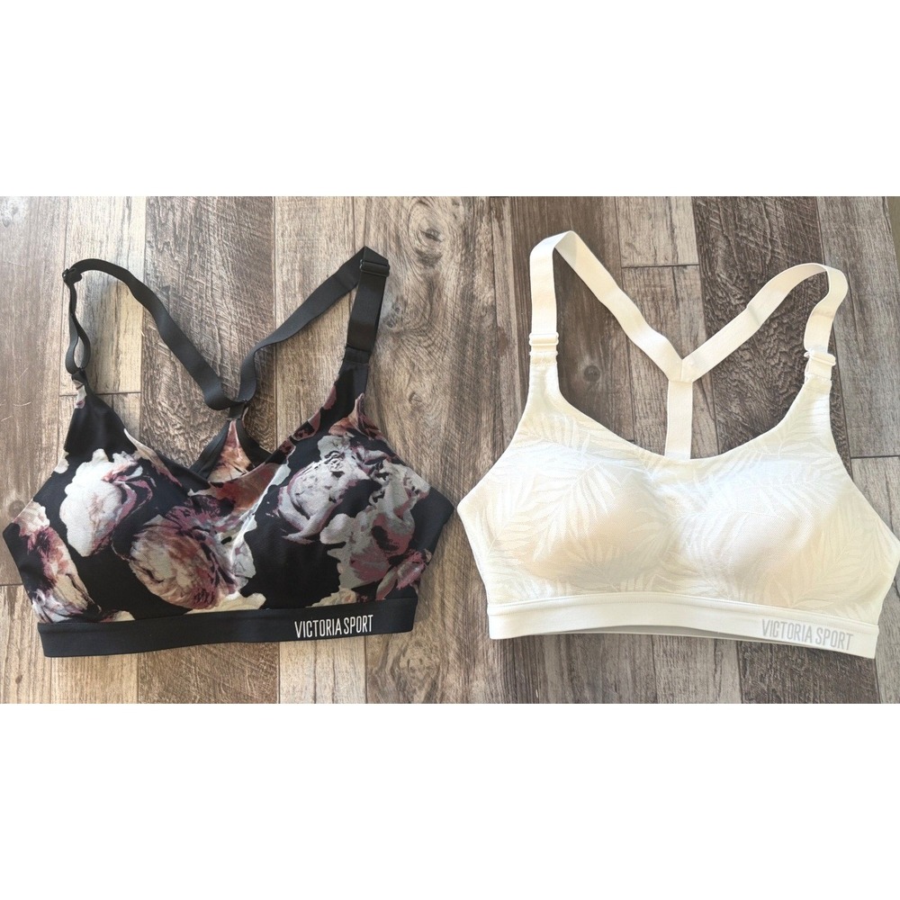 Lot of 2 Victoria Sport Lightweight Sports Bras 32C Activewear Athleisure
